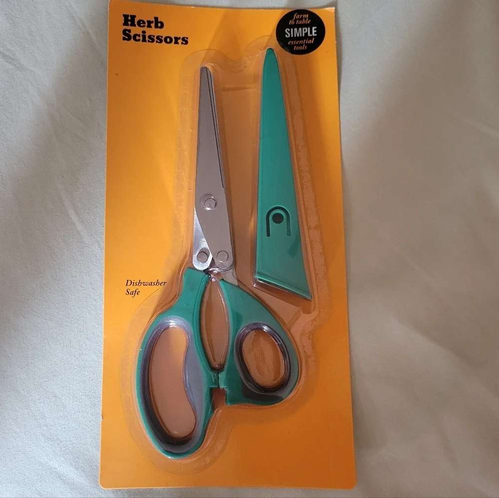 Granite Ware Herb Scissors with Cover New